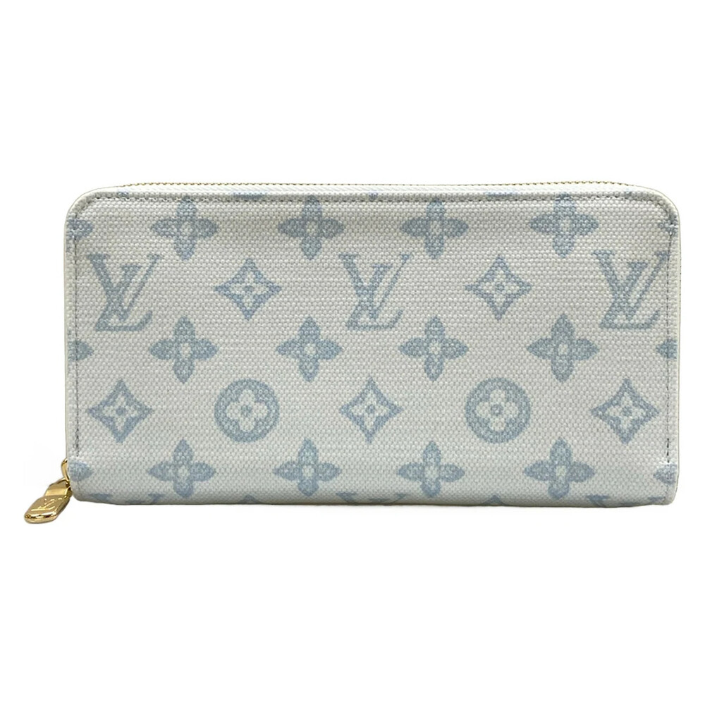 Louis Vuitton Zippy Wallet Blue Courier #372619L14B